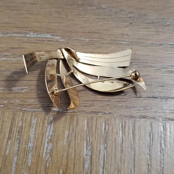 Metasco made in Germany marked brooch 1/80 18k gold filled - Picture 2 of 4